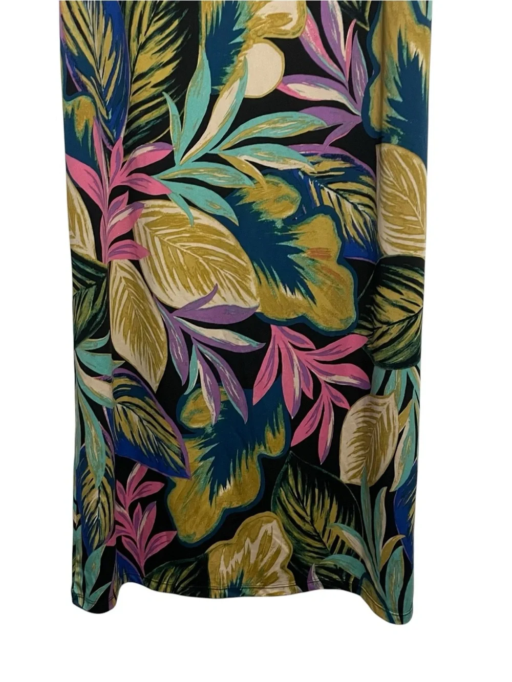 JOLIE & JOY Woman’s Floral Tropical Long Maxi Skirt Size 1x Modest